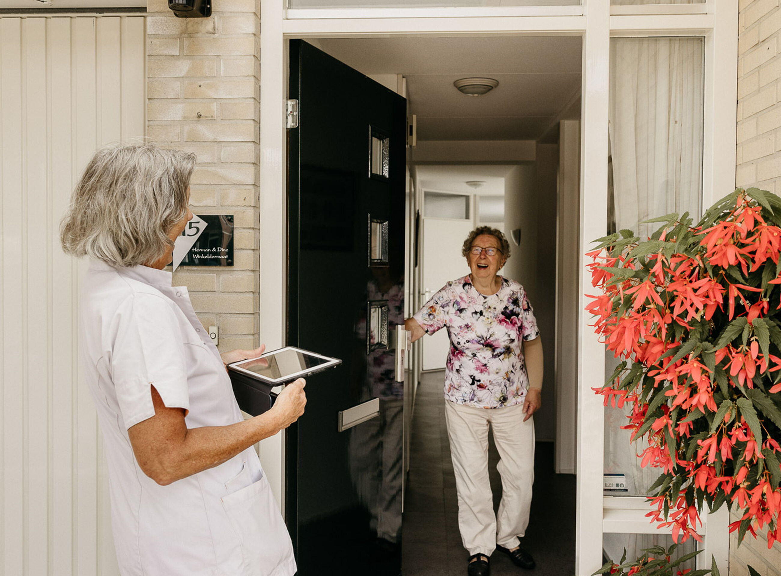 "De mensen in Laren zijn open en makkelijk in de omgang."